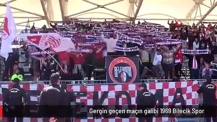 Gergin geçen maçın galibi 1969 Bilecik Spor