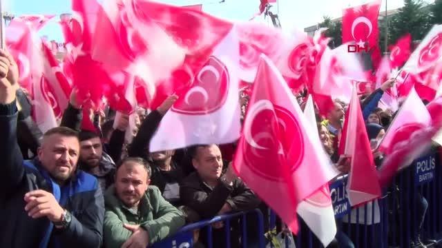 MHP LİDERİ BARTIN'DA HALKA HİTAP ETTİ
