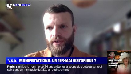 1er-Mai: le syndicaliste Aurélien Boudon (Solidaires) appelle à "se mobiliser massivement demain"