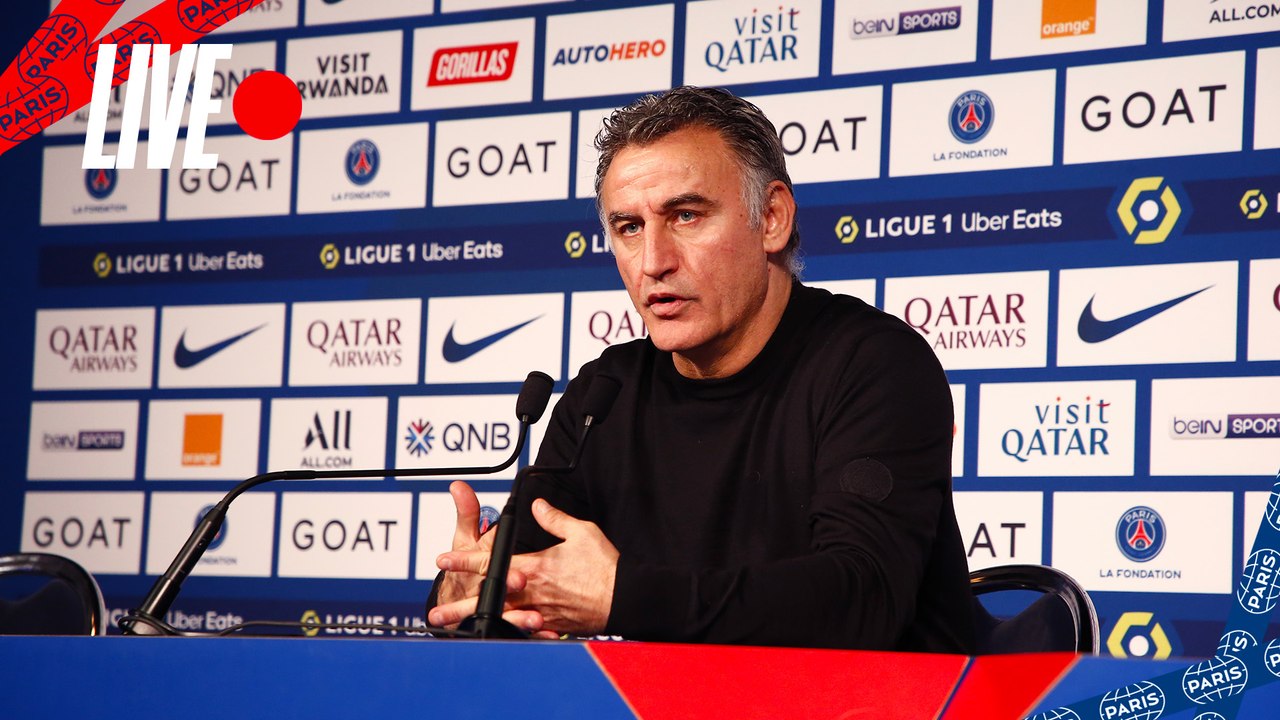 Replay : Conférence de presse de Christophe Galtier après Paris Saint-Germain - FC Lorient