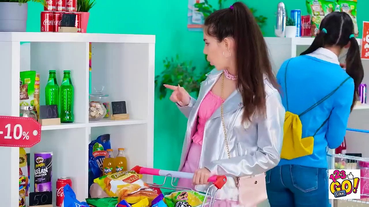 Wednesday Addams VS M3GAN In Jail -  How To Become Poplar In Prison And Sneak Food By 123 GO Like