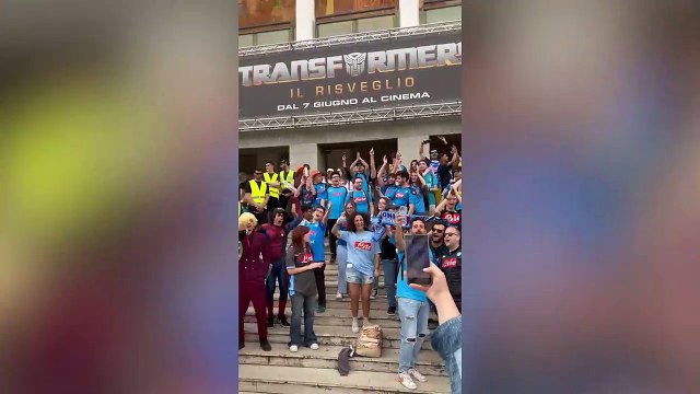 Napoli, flash mob al Comicon dopo la vittoria dell'Inter