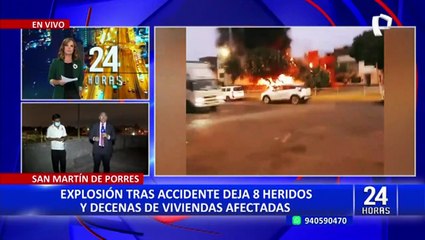 Explosión en SMP: no retiran contenedor de gas de tercer piso de vivienda