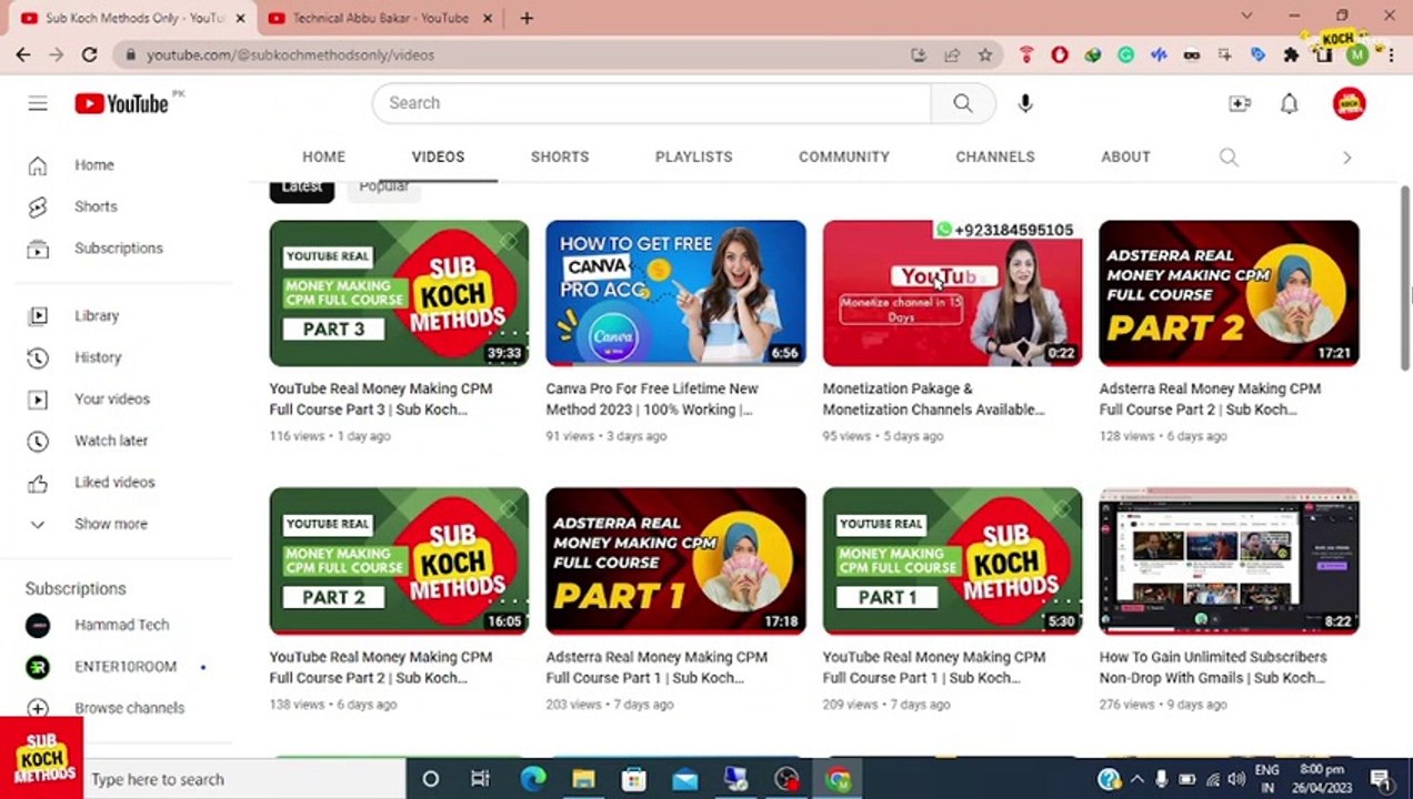 How to create watch time setup in RDP | How to get 4k hours watch time | 1st Method Sub Koch Methods