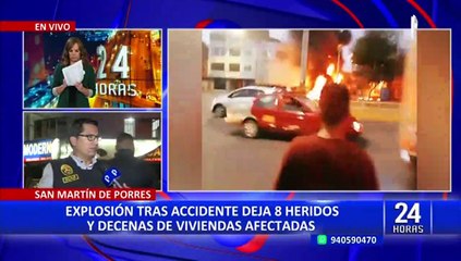 Alcalde de SMP sobre explosión: “Tráiler no debió circular por la avenida Perú”