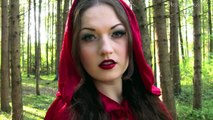Amazing Makeup Video tutorial  Red Riding Hood Halloween Costume Makeup