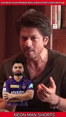 Descargar video: Shah Rukh Khan PROMISE to Rinku Singh after 5 Sixes Match! | Shah Rukh Khan SRK News #shorts