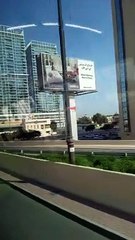 下载视频: Dubai Mall Road Fly Over Amazing views near Burj khalifa 2023