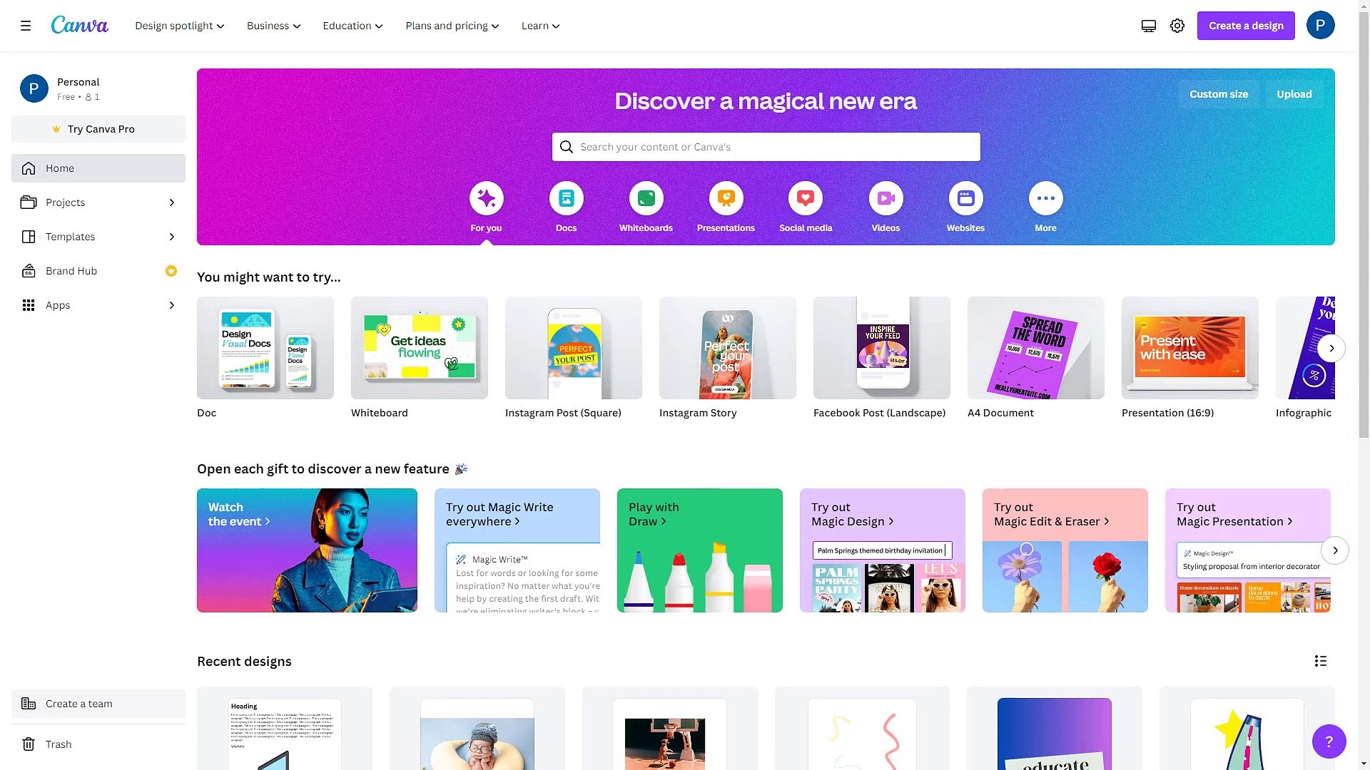 Canva Course Section 52 Whiteboards Editor