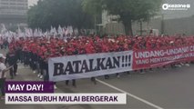 May Day! Massa Buruh KSPN Bergerak dari Gambir ke Patung Kuda