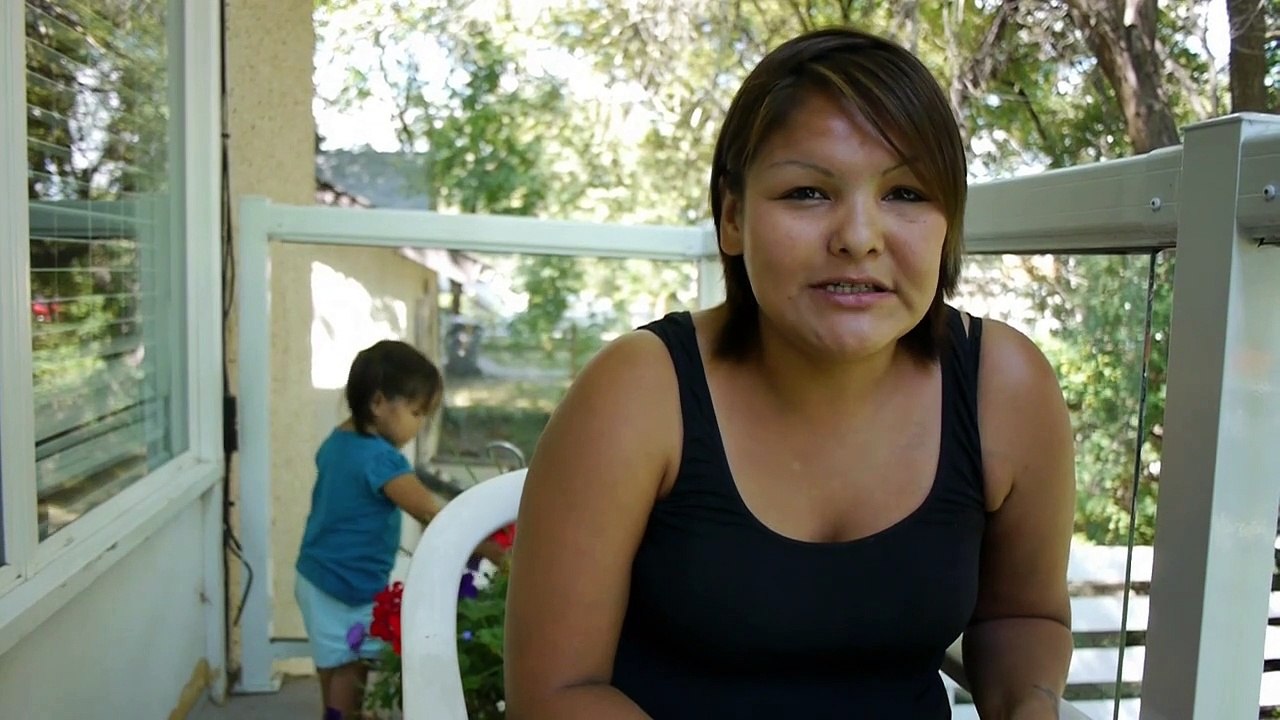 Meet-Petrina lives with her three children in a women's shelter. Her husband stays at the men's shelter.
