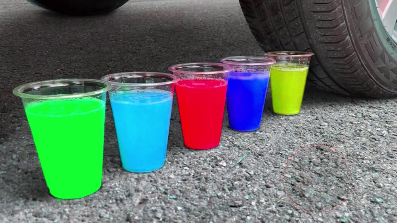 Crushing Things with Car Tire: Satisfying and Relaxing ASMR Sounds || Car vs