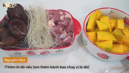 Cách làm bánh bao với máy trộn và ủ bột Bear