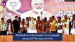 PM Modi Security Breach In Karnataka: Mobile Phone Thrown At Pm Modi During Roadshow In Mysuru; Police Say No Ill Intention