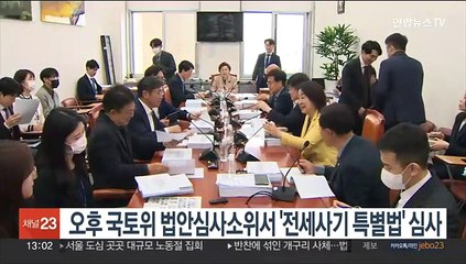 오후 국토위 법안심사소위서 '전세 사기 특별법' 심사