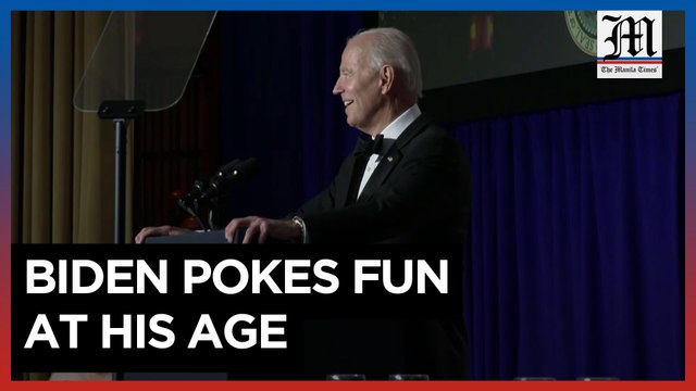 Biden laughs off age gags at White House Correspondents' dinner