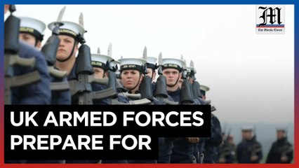 Armed forces rehearse ahead of King Charles III's coronation