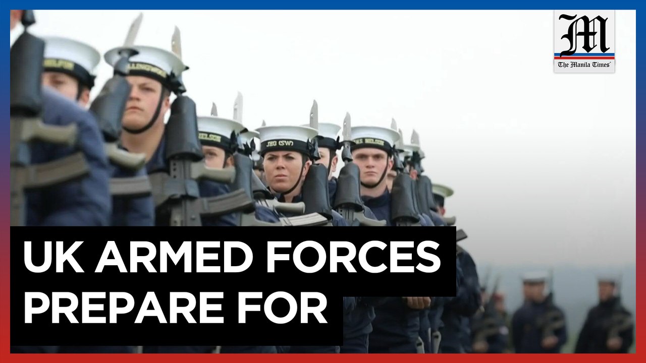 Armed forces rehearse ahead of King Charles III's coronation