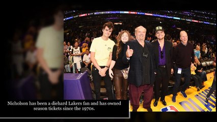 Jack Nicholson Makes Rare Public Appearance While Attending Lakers Playoff Game in L.A.