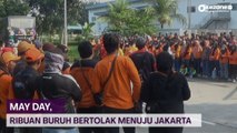 Ribuan Buruh dari Purwakarta Menuju Jakarta untuk Hari Buruh