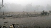 Farmers scared of hailstorm