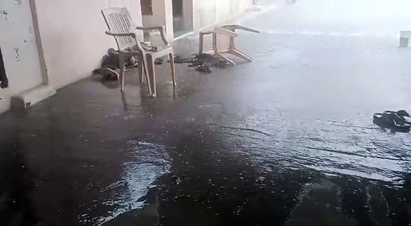 दोपहर में हुई जोरदार बारिश से घुली, ठंडक, गर्मी...