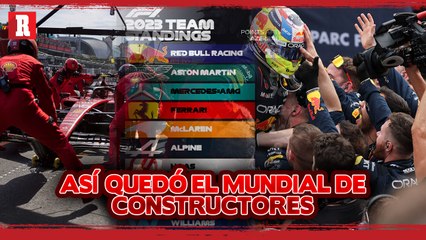 Red Bull se coloca como primero en el Campeonato de Constructores