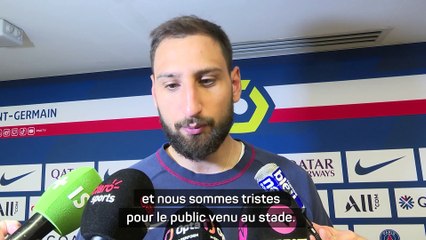 Donnarumma : "On est énervés"