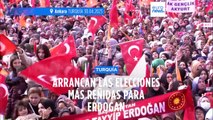 Turquía | Erdogan arranca las elecciones más reñidas desde que está en el poder con un baño de masas
