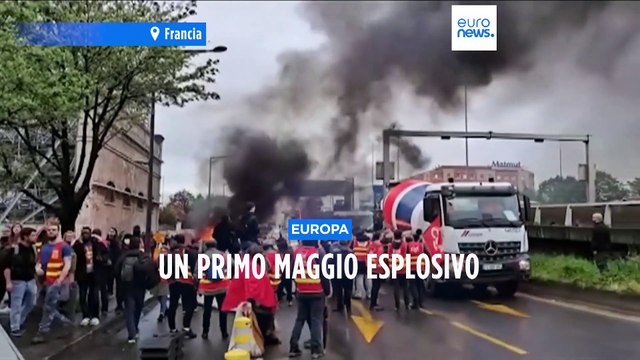 Primo maggio esplosivo : manifestazioni sindacali in tutta Europa