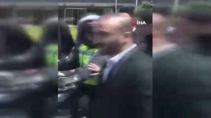 Bakan Soylu mitinge motosikletle gitti