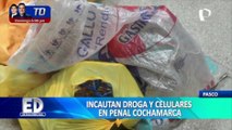 Pasco: Incautan droga, celulares y armas artesanales en Penal de Cochamarca