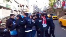 1 Mayıs'ı Taksim'de kutlamak isteyenler gözaltına alındı