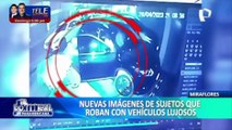 Aparecen nuevas imágenes de banda que roba en vehículos de lujo en Miraflores