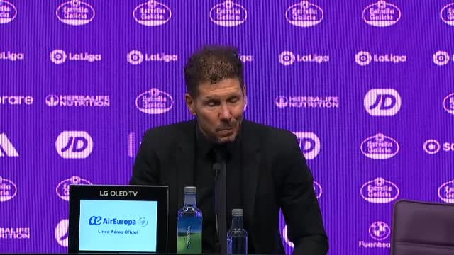 Simeone agradece a sus delanteros su buen hacer en los momentos clave