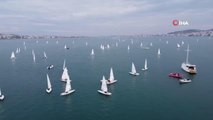Ayvalık'ta TYF Yelken Ligi 2. Ayak Optimist Yarışmaları sona erdi