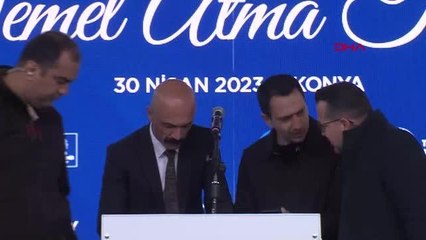 KONYARAY BANLİYÖ HATTININ TEMELİ ATILDI