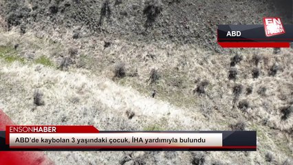 ABD'de kaybolan çocuk İHA yardımıyla bulundu