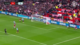 Our Portuguese Magnifico!  - Man Utd 1-0 Aston Villa - Highlights