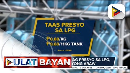 Halos P1/KG na dagdag presyo sa LPG, epektibo ngayong araw