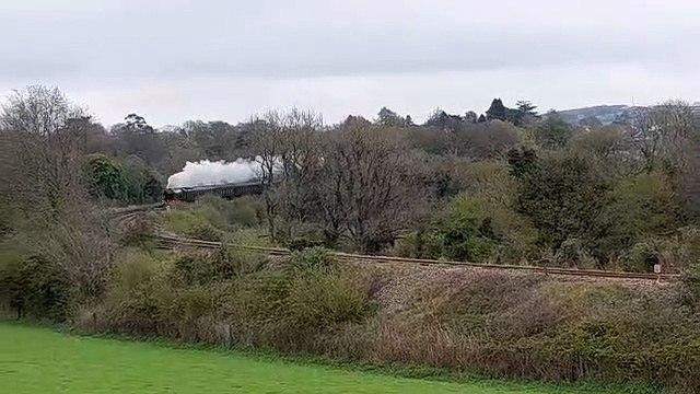 The Flying Scotsman through Aish in the South Hams