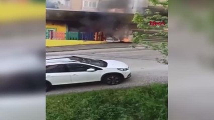 BURSA'DA ANAOKULUNDA YANGIN