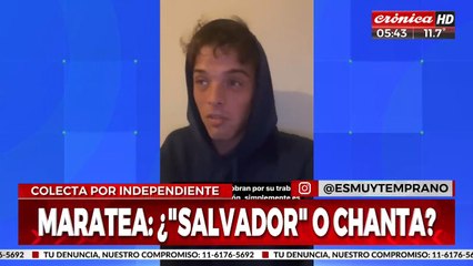 Polémica con Santi Maratea: ¿salvador o chanta?