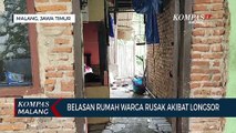 Tanah Longsor di Sukun Kota Malang, Belasan Rumah Warga Rusak