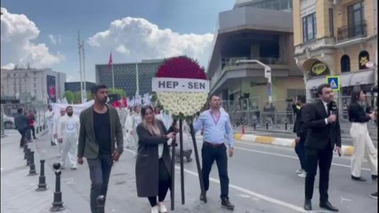 HEP-SEN, 1 Mayıs'ta Sağlık Sisteminin Hastalığını Protesto Etti