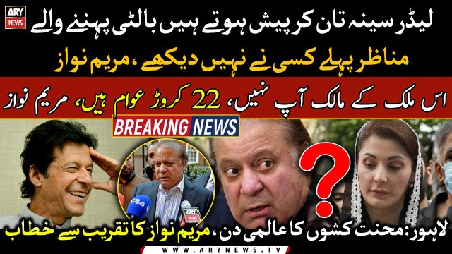 Maryam Nawaz criticizes Imran Khan, questions his bravery