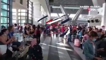 Havalimanında elektrik kesintisi: Uçuşlar iptal edildi