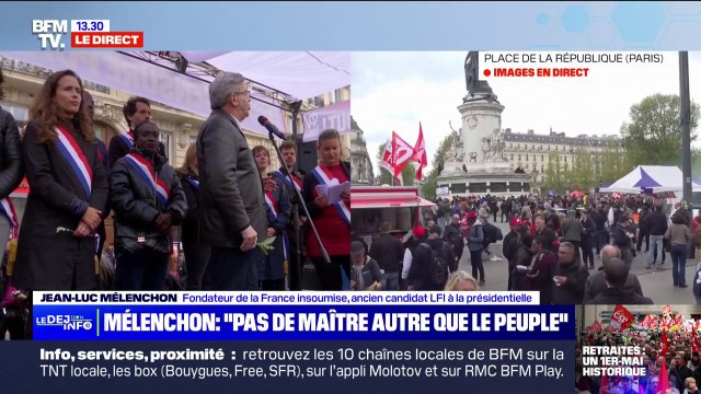 Jean-Luc Mélenchon: Le 1er-Mai n'est pas la fête du Travail, c'est la fête de ceux qui travaillent