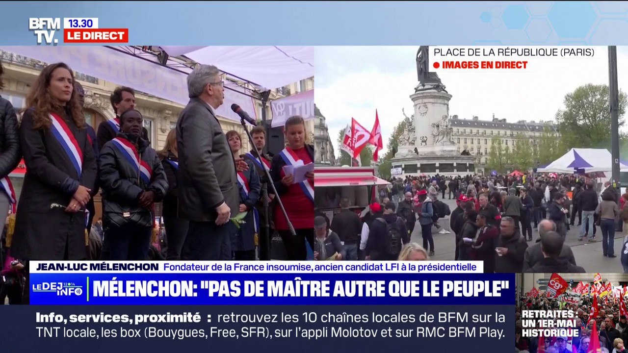 Jean-Luc Mélenchon: "Le 1er-Mai n'est pas la fê...