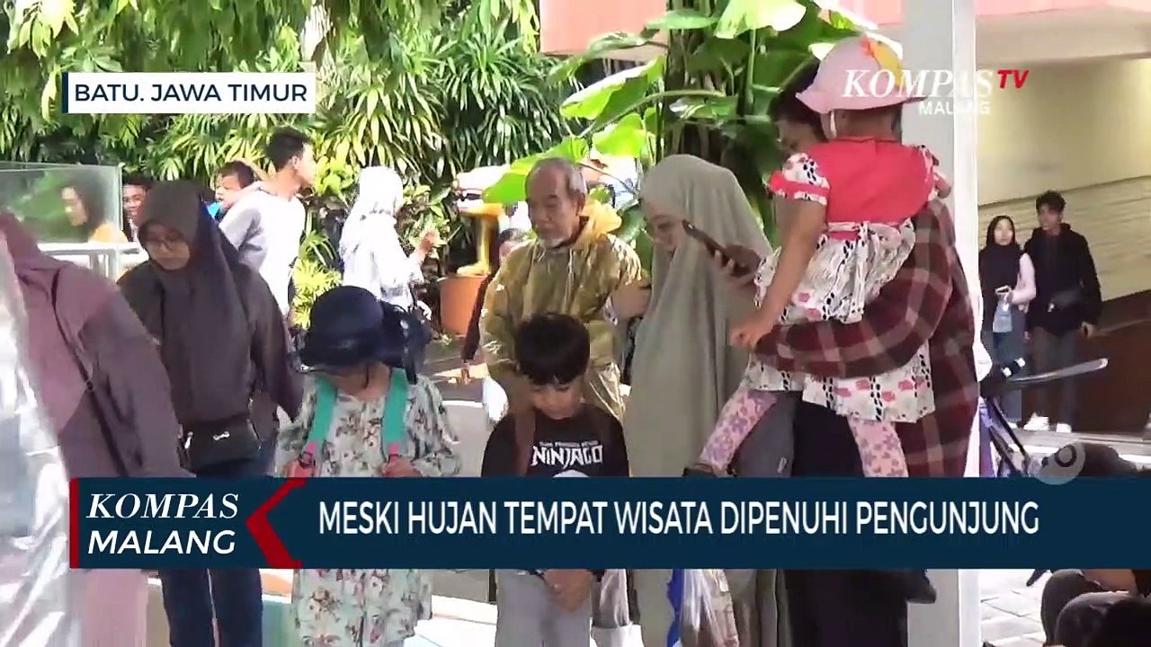 Hujan Tak Surutkan Langkah Wisatawan Habiskan Libur Lebaran di Kota Batu